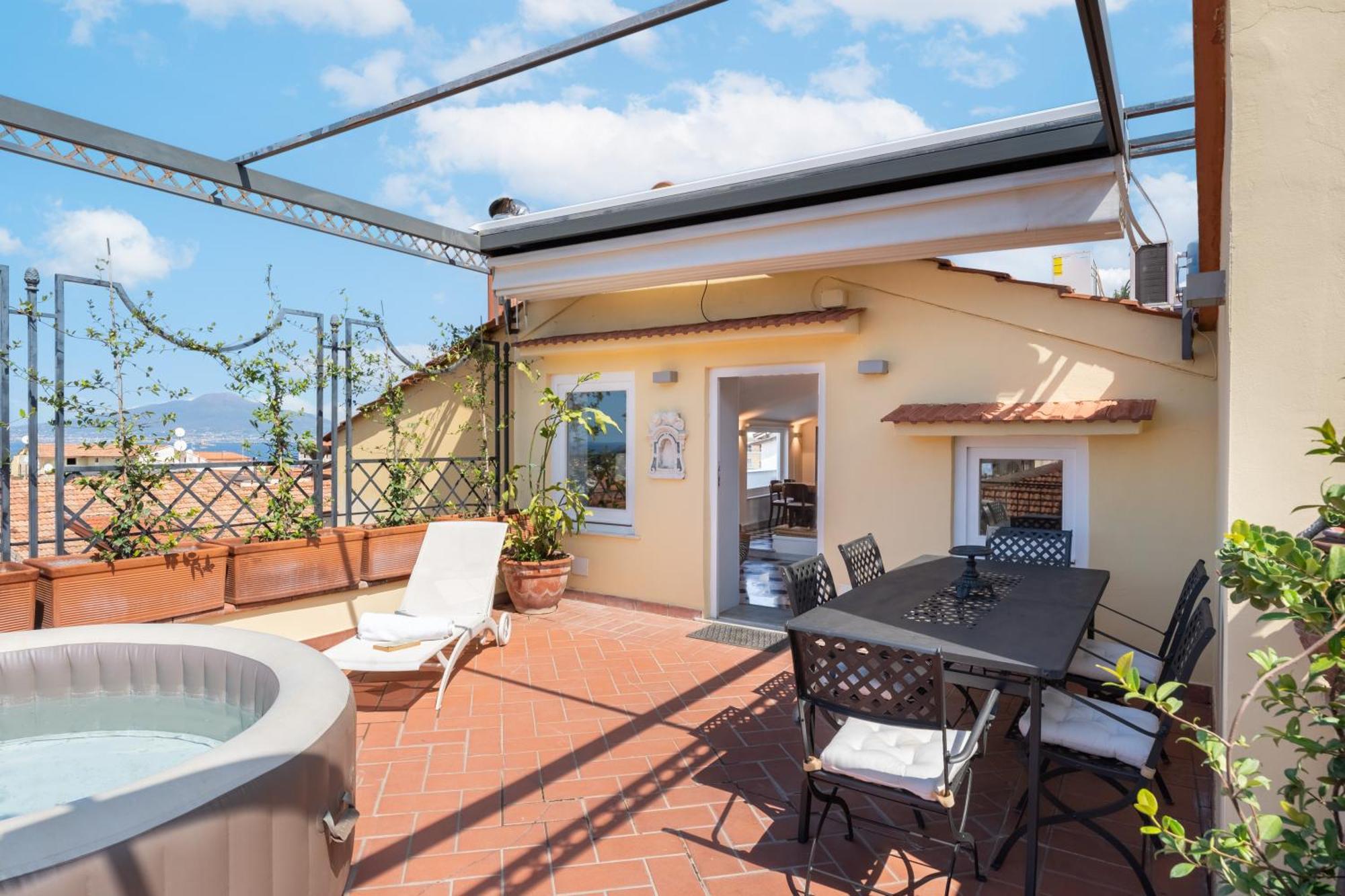 The Roof Villa Sorrento Eksteriør billede